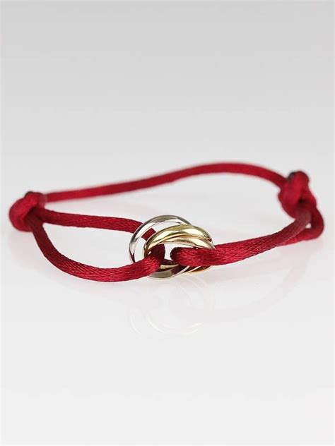 cartier trinity bracelet red|cartier love bracelet red string.